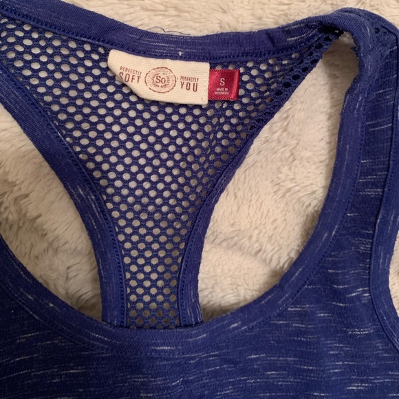 Small Workout Racerback Tank Top - Picture 2 of 3